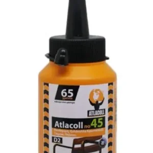 ATLACOLL Ξυλόκολλα Kρυσταλλιζέ Νο45-200 ml Γενικής Χρήσεως