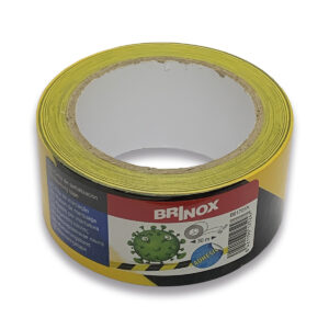 Ταινία Σημάνσεως Δαπέδου ΚΙΤΡΙΝΗ/ΜΑΥΡΗ BRINOX
