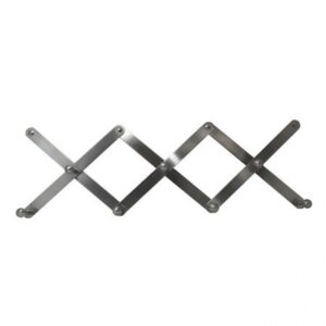 Πτυσσόμενη Κρεμάστρα Τοίχου/7 Θέσεων/INOX