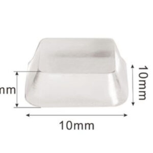 Σταγόνες Σιλικόνης Πλακέ/Φ10Χ10Χ3mm/25τμχ