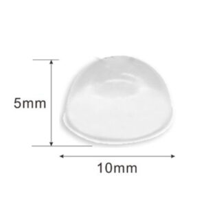 Σταγόνες Σιλικόνης Ημιστρόγγυλο/Φ10Χ5mm/16τμχ