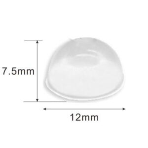 Σταγόνες Σιλικόνης Ημιστρόγγυλο/Φ12Χ7,5mm/16τμχ