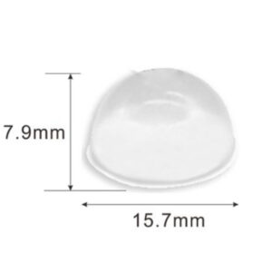 Σταγόνες Σιλικόνης Ημιστρόγγυλο/Φ15,7Χ7,9mm/9τμχ