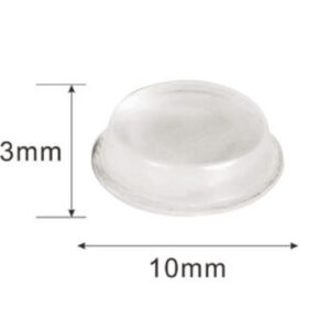 Σταγόνες Σιλικόνης Στρόγγυλο/Φ10Χ3mm/25τμχ