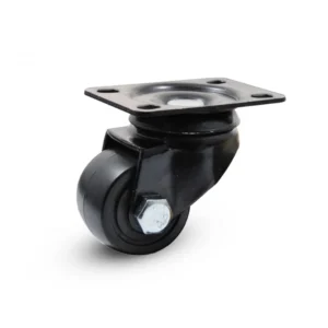 Ρόδα Υπερβαρέως Νάιλον Μαύρη/Περιστρεφόμενη