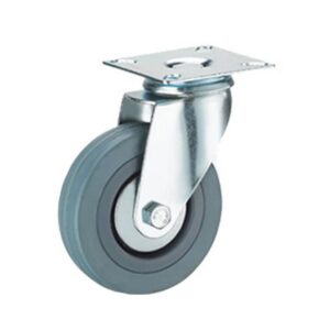 Ρόδα Βιομηχανική Γκρι/Περιστρεφόμενη