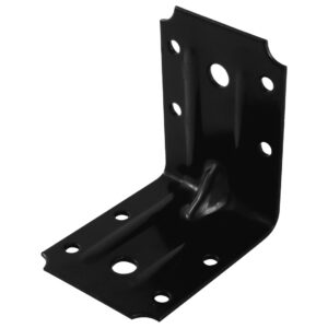 Γωνία Φαρδία/Μαύρη/70Χ70mm