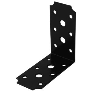 Γωνία Φαρδία/Μαύρη/80Χ80mm