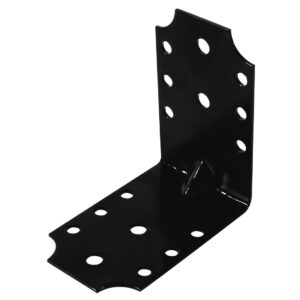 Γωνία Φαρδία/Μαύρη/130Χ130Χ80mm