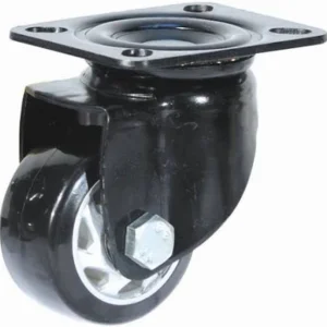 Ρόδα Υπερβαρέως Νάιλον Μαύρη/Αλ./Περιστρεφόμενη/Φ75