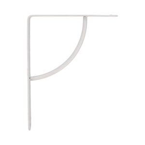 Γωνιά Διακοσμητική Ραφιών Λευκό/Κοιλό Τόξο