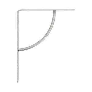 Γωνιά Διακοσμητική Ραφιών Γκρι/Κοιλό Τόξο