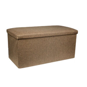 Σκαμπό Με Αποθηκευτικό Χώρο/Καφέ Σκούρο/76Χ38Χ35cm