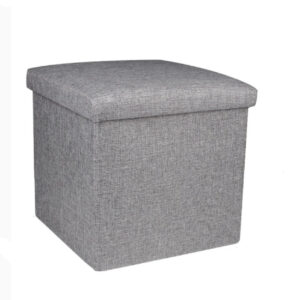 Σκαμπό Με Αποθηκευτικό Χώρο/Γκρί/30Χ30Χ30cm