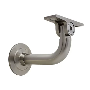 Στήριγμα Ξύλινης Κουπαστής Αλουμινίου Σπαστό /Νίκελ