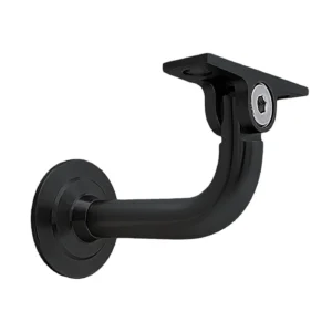 Στήριγμα Ξύλινης Κουπαστής Αλουμινίου Σπαστό /Μαύρο